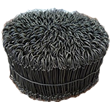 Heavy Duty Double Loop 110x1.6mm Black Annealed Wire Twist Bag Ties Pack of 2000 Length 110mm Width 1.6mm